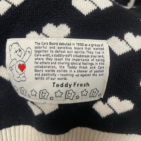 Teddy Fresh x Care Bears Unisex Sweater EUC - Picture 6 of 8